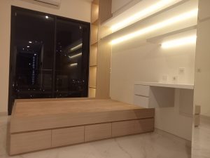 jasa pembuatan furniture aparemen sky house bsd