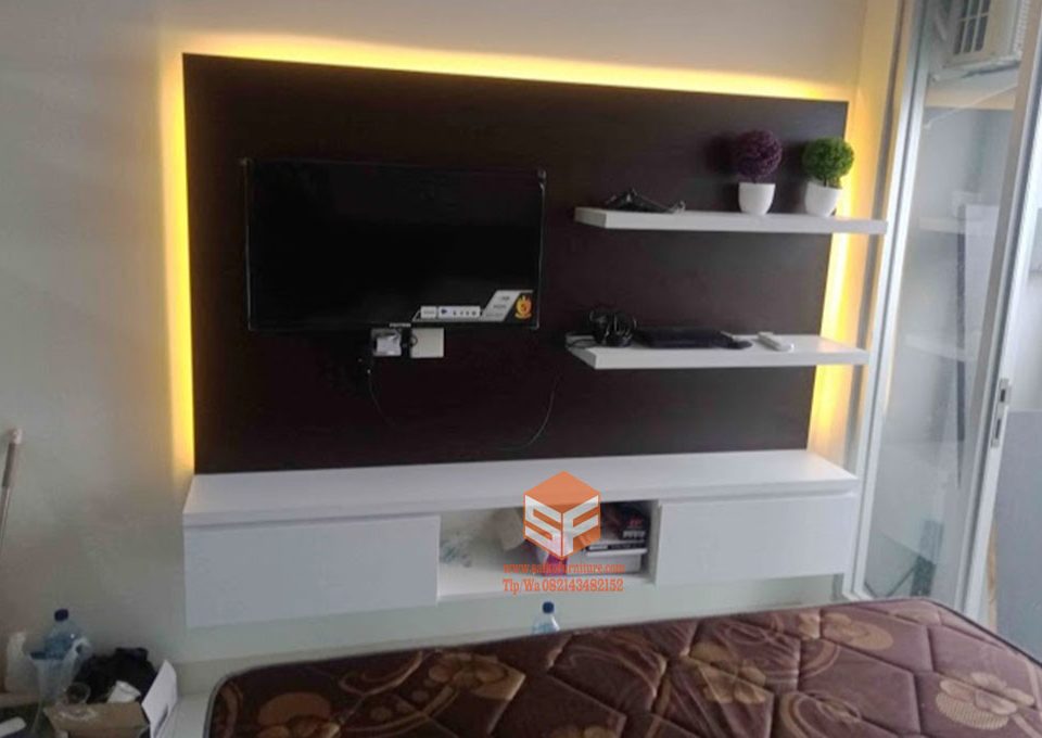 kabinet tv Apartemen Emerald Bintaro